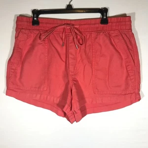 Gap Damen Große 48-50 Flamingo Leinenmischung Kordelzug Pull-On Freizeitshorts - Bild 1 von 7