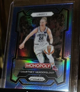 COURTNEY VANDERSLOOT Boardwalk Blue Prizm 04/15 2024 Panini Prizm Monopoly #53 - Picture 1 of 3