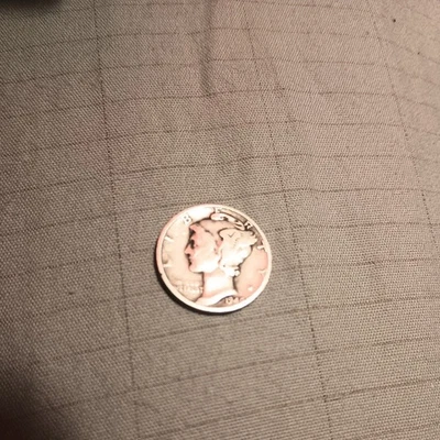 Moneda de diez centavos Mercury 1940 con error reverso al revés  Foto 1 de 4