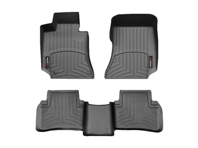 WeatherTech FloorLiner for 2011-2011 Mercedes E-Class - 1st & 2nd Row, Black - Imagem 1 de 4