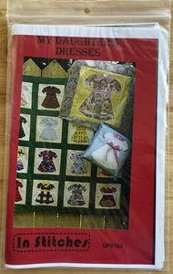 In Stitches My Daughters Kleider Quilt Blöcke Muster für 8”, 12” oder 16” Blöcke - Bild 1 von 5