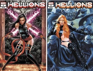 (Paquete de 2) Variantes exclusivas Hellions #1 y #2 2020 (Psylocke, Goblin Queen) X-Men - Imagen 1 de 11