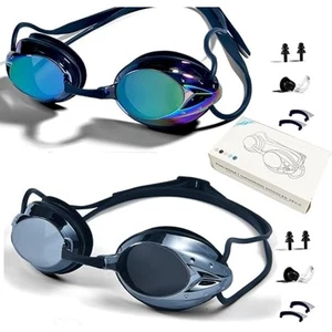 PHELRENA Schwimmbrille 2er Pack, Profi Kinder Schwimmbrille Antibeschlag UV - Bild 1 von 6
