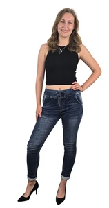 ⭐️Damen Melly Jeans Jogger Jogpants Denim Hose Jogging blau ⭐️ - Bild 1 von 38