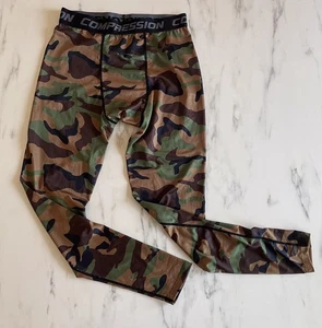 Compression Legging lange Sporthose Camouflage Herren M - Bild 1 von 5