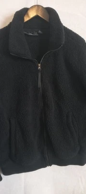 Sudadera con capucha Free COUNTRY para mujer grande negra cremallera completa Foto 1 de 4