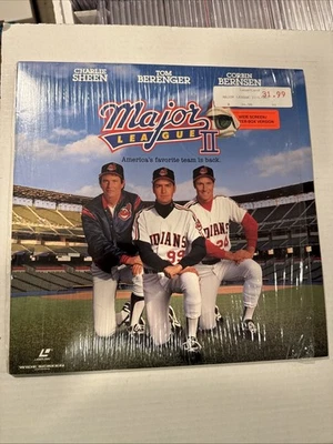 1994 Major League 2 laserdisc LD Charlie Sheen Tom Berenger Foto 1 de 3