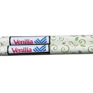 Vintage Venilia French Wallpaper in Bellevue Mini Prepasted 2 Rolls - Picture 1 of 5