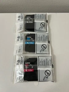 Brother 103CL XL Printer Ink Cartridges OEM CM + Black 5/25 - Picture 1 of 2