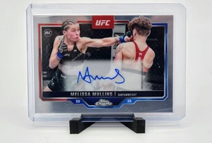 2025 Topps Chrome UFC Melissa Mullins #CRA-ME Chrome Rookie Auto - Imagen 1 de 2