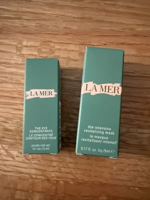 LA MER THE EYE CONCENTRATE (0.1OZ/3ML) + Revitalizing Mask .17 Mini Travel Set - Image 1 of 2