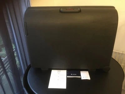 Carlton Black Hard Shell 2 Wheeled Pull Along Airtec Suitcase Combination Lock - Image 1 of 4