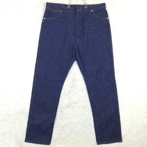 Vtg Wrangler Mens Jeans Cowboy Cut 13MWZ Blue Denim Original Fit Indigo 40x34 - Picture 1 of 9