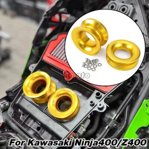High Flow Throttle Body Air Horn Intake Funnel For Kawasaki 20-24 Z400 Ninja 400 - Foto 1 di 9