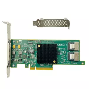 LSI 9207-8i 6Gbs SAS 2308 PCI-E 3.0 HBA IT Mode For ZFS FreeNAS unRAID LSI00301 - Picture 1 of 13