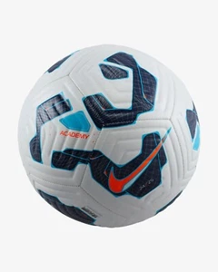Nike Academy Fußball 2024/25 weiß blau orange Größe 5 Ball - BRANDNEU - Bild 1 von 5
