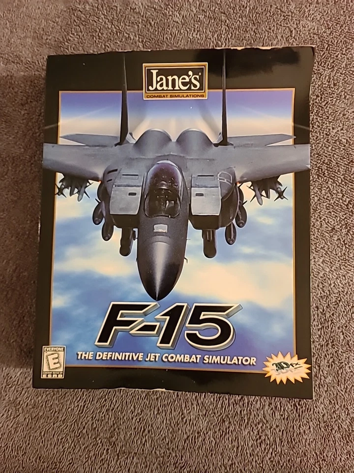 Jane's F-15: The Definitive Jet Combat Simulator (PC, 1998) Big Box New Vintage - Image 1 of 1