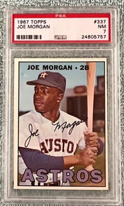 1967 Topps Joe Morgan #337 *** PSA-7 (NM) *** "Great Card" " Very Sharp!" *** - Picture 1 of 2