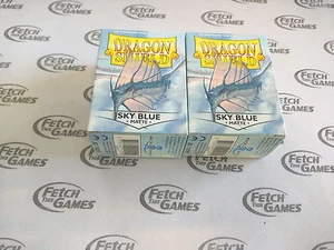 1 Empty Deck Box - Dragon Shield MATTE SKY BLUE - Magic the Gathering MTG FTG - Picture 1 of 1