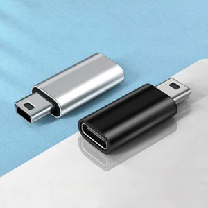 USB C to Mini USB 2.0 Adapter Type C Female to Mini USB Male Convert adapter *1 - Zdjęcie 1 z 12