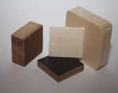 Holz zuschnitt Quadrat Platte Sperrholz Basteln Fichte/Buche/Sperrholz - Bild 1 von 4