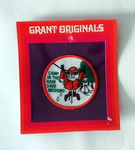 Camping Vintage lustiger humorvoller Grant Originale Aufnäher Patch - Bild 1 von 1