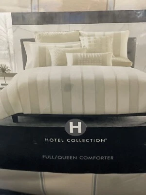 Edredón Hotel Collection Regal Stripe Legacy Queen Foto 1 de 4
