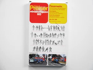 42 Feuerwehr Männer Fire Fighter Crew, Bausatz Kit, Preiser 329 in 1:87 H0 ovp - Bild 1 von 1