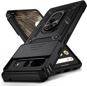 Pour Google Pixel 9 Pro / XL Étui, Bague Armure Support Antichoc Étui Téléphone - Photo 1 sur 24