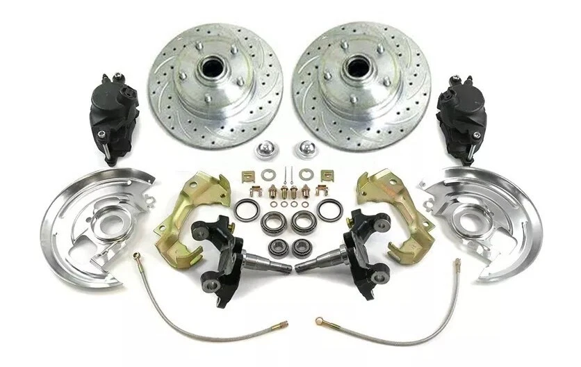 1968 to 1972 Oldsmobile Cutlass Supreme Front Disc Brake Kit Conversion 2" Drop - Image 1 of 1