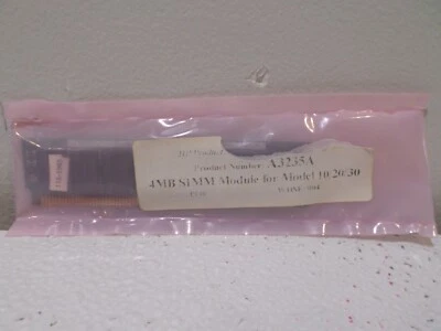 GENUINE OEM HP A3234A 4MB SIMM Memory Module for Model 10/20/30 - Image 1 of 4
