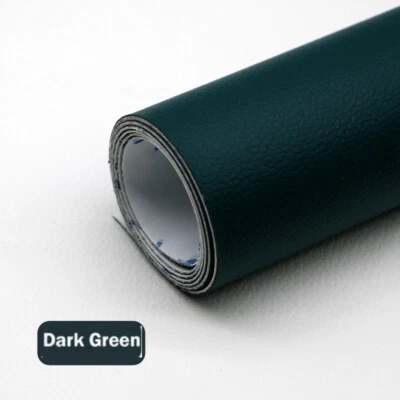 Kit autoadesivo de reparo de tecido de couro sintético vinil para assento de carro sofá sofá - Imagem 1 de 4