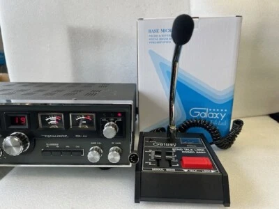 ECHO MASTER GALAXY POWER BASE 5 pin Din REALISTICO Radio Shack Navajo CB MIC - Immagine 1 di 4
