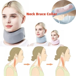 Adjustable Neck Brace Collar Cervical Support Traction Pain Relief Spondylitis - Picture 1 of 16