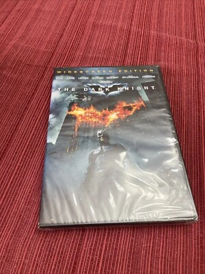 The Dark Knight DVD Widescreen Edition Christian Bale Heath Ledger New Sealed - Image 1 of 4