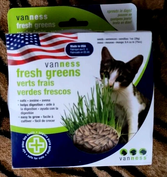 Van Ness Cat Grass Seeds Grow Kit New! - Image 1 of 3