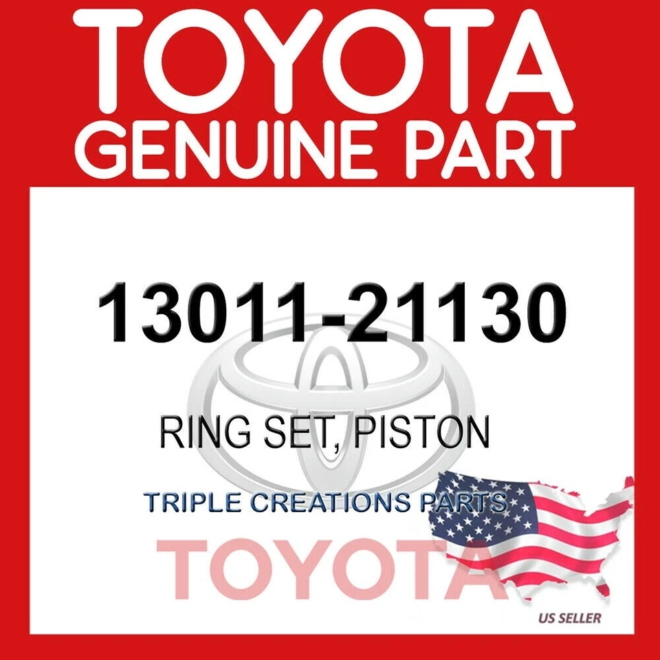 Toyota Prius 13011-21130 2004-2009 1.5L 1Nzfxe Engine Piston Rings Set US Stock - Image 1 of 1