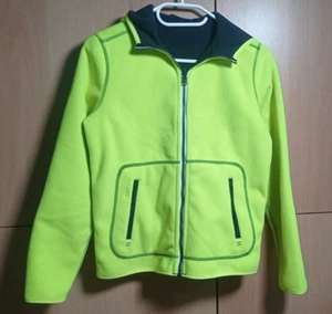 Fleecejacke, Wendejacke, Decathlon, Gr. 14J. ca.158, neon gelb/ blau - Bild 1 von 8