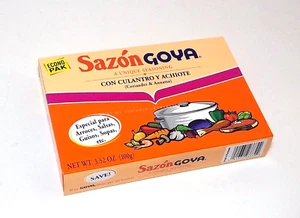 Sazon GOYA Seasoning Powder Spice Cilantro Annato Puerto Rico Cooking Food Q - Picture 1 of 1