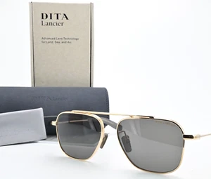 DITA Lancier Sonnenbrille LSA-102 DLS102-57-02 GLD Pilot Titan Gold Luxus OVP L - Picture 1 of 12