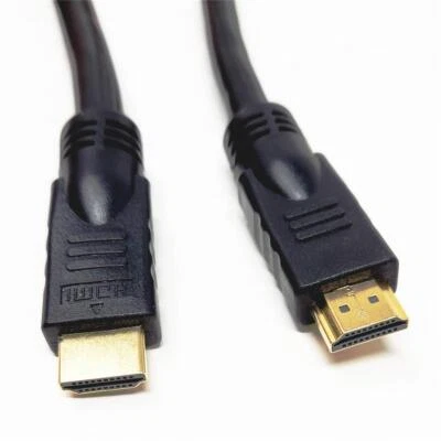 Pro Signal HDMI To HDMI Monitor Cable Gold Plated Full HD 5M PSG03872 Black - Image 1 of 2