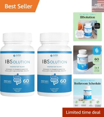 Cápsulas de bienestar digestivo con psyllium - Alivio de la hinchazón y el estreñimiento Foto 1 de 4