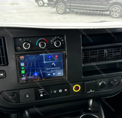 For 2008-2024 Chevrolet Express Carplay Android 13.0 Stereo Radio GPS Wifi +Cam - Image 1 of 4