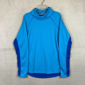 Cabelas Guidewear Shirt Womens Size Medium 4Most UPF 50 Inhibit Long Sleeve Blue
