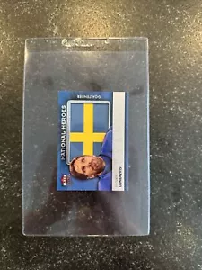 2014 Parche Fleer Ultra National Heroes bandera fabricada Henrik Lundqvist #NH-HL - Imagen 1 de 2