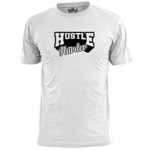 Camiseta para hombre Hustle Harder Hip Hop Beats - Imagen 1 de 4