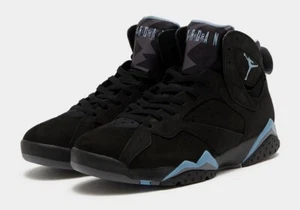 Nike Air Jordan 7 Retro Black/Chambray Blue Mens Size US 11 Casual Sneakers New✅ - Picture 1 of 6