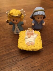 Fisher Price Little People Nativity Replacement  Angel, Mary & Baby Jesus
