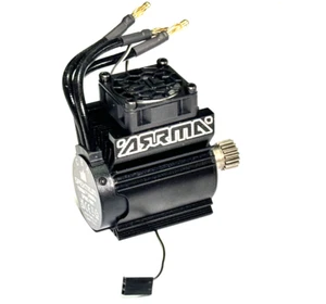 Arrma Senton BLX V4 223S Brushless Motor 3100KV mit Kühlkörperlüfter & Ritzel 03 - Bild 1 von 4