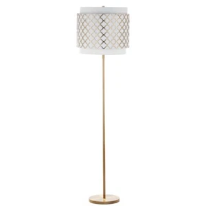 SAFAVIEH Priscilla Floor Lamp | Gold Leaf | - Picture 1 of 3